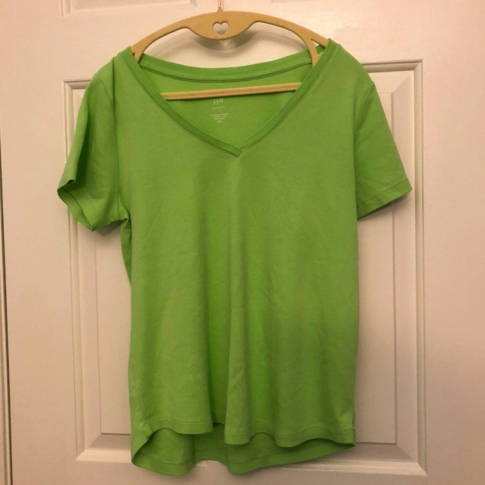 J Jill Perfect Pima V-Neck t-shirt MP